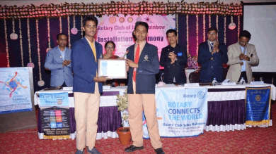 Installation Ceremony of Interact Club of Ryan International Rainbow